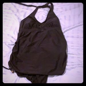Black maternity bathing suit